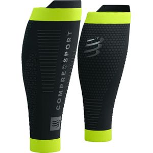 Compressport - R2 3.0 - Compressiemouwen - Zwart Fluorescerend Geel