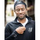 Compressport - Seamless Zip Sweatshirt - Zwart - Microvezel