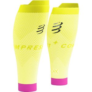 Compressport - R2 Oxygen - Compressiekousen - White / Neble Grey