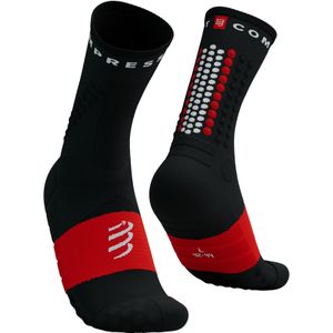 Compressport - Ultra Trail Socks V2.0 - Trailrunsokken - Zwart/Wit/Rood