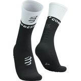 Compressport - Mid Compression Socks V2.0 - Compressiekousen - Zwart - Synthetisch