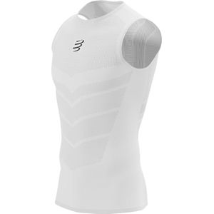 Compressport - On Off Tank Top - Wit - Mouwloos