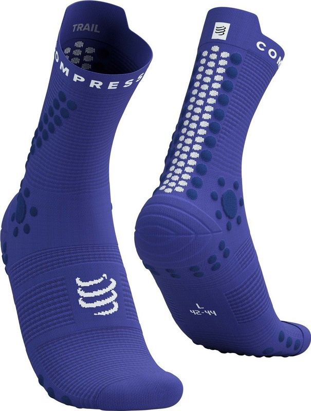 Pro Racing Socks v4.0 Trail - Dazzling Blue/Dress Blues/White