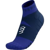 Compressport - Ultra Trail Low Socks - Blauw - Unisex - Compressiekousen