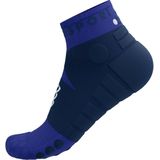 Compressport - Ultra Trail Low Socks - Blauw - Unisex - Compressiekousen