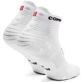 Compressport - Pro Racing Socks V4.0 Run Low - Wit - Sportsokken