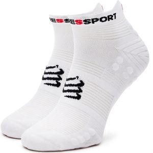 Compressport - Pro Racing Socks V4.0 Run Low - Wit - Sportsokken