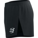 Compressport - Racing Split Shorts - Zwart - Korte Broeken
