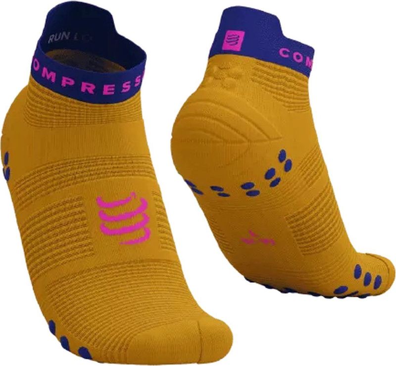 Compressport - Pro Racing Socks - Sportsokken - Low Cut - Zwart - Technisch Weefsel