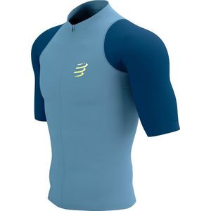 Compressport - Trail Postural SS Top - Denim/Poseidon - Sporttop