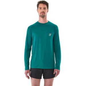 Compressport - Performance LS Tshirt - Thermoshirt - Zwart - Microvezel