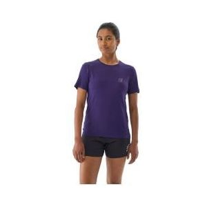 compressport performance women s jersey met korte mouwen purple