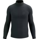 Compressport - 3D Thermo HZ LS Top - Zwart - Stretchmateriaal