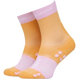 Pro Racing Socks V4.0 Run High - Buff Orange/Roseate- Hardloopsokken