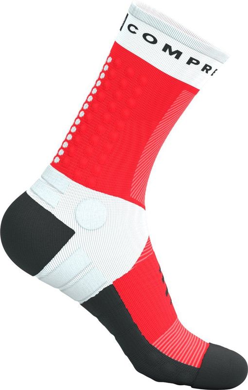 Compressport - Ultra Trail V2.0 - Sokken - Wit Rood
