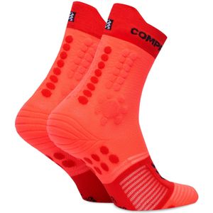 Compressport - Pro Racing V4.0 - Trail Sokken - Rood Zwart