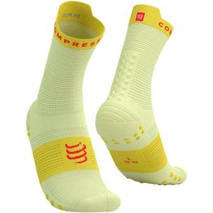Compressport - Pro Racing V4.0 - Hardloopsokken - Geel Groen