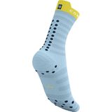 Compressport - Pro Racing V4.0 - Hardloopsokken - Blauw Geel - Ultralicht