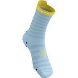Compressport - Pro Racing V4.0 - Hardloopsokken - Blauw Geel - Ultralicht