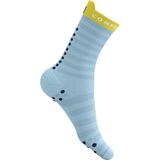 Compressport - Pro Racing V4.0 - Hardloopsokken - Blauw Geel - Ultralicht