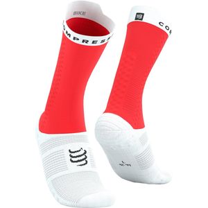 Compressport - Pro Racing V4.0 - Fietssokken - Rood Wit