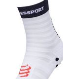 Compressport - Pro Racing V4.0 - Hardloopsokken - Wit - Rood - Zwart