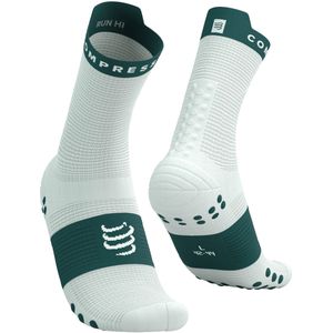 Compressport - Pro Racing V4.0 - Hardloopsokken - Wit Blauw
