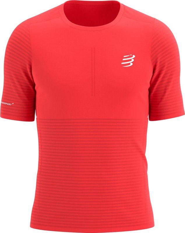 Compressport - Pro Racing Jersey Korte Mouwen - Rood - Heren