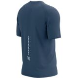 Compressport - Performance Jersey - Blauw - Korte Mouwen - Heren