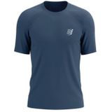 Compressport - Performance Jersey - Blauw - Korte Mouwen - Heren