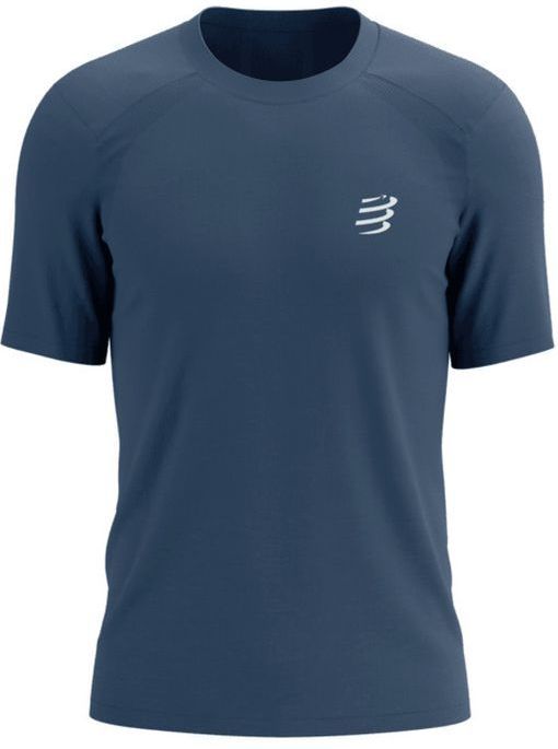 Compressport - Performance Jersey - Blauw - Korte Mouwen - Heren