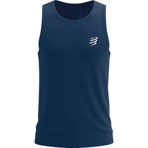 Compressport - Performance Singlet - Blauw - Hardloopshirt