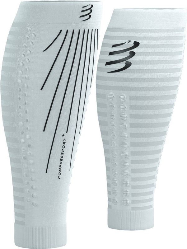 Compressport - R2 Aero - Compressie Armstukken - Wit - Aerodynamisch Ontwerp
