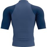 Compressport - Trail Racing Postural Jersey - T-shirt - Blauw - Lichtgewicht - Nauwsluitend