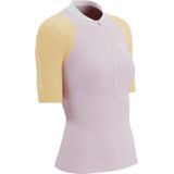 Compressport - Trail Racing Postural - Dames T-shirt - Blauw - Korte Mouwen