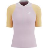 Compressport - Trail Racing Postural - Dames T-shirt - Blauw - Korte Mouwen