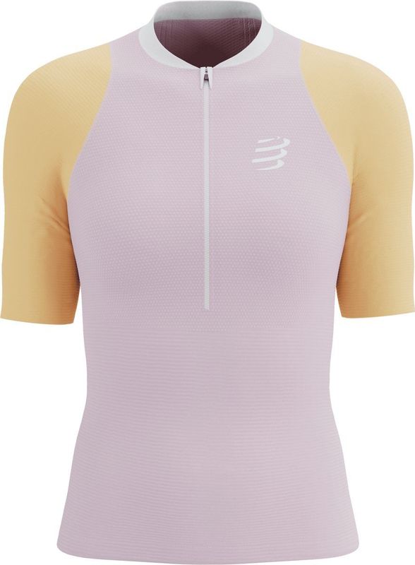 Compressport - Trail Racing Postural - Dames T-shirt - Blauw - Korte Mouwen