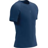 Trail Racing - SS T-shirt - Blauw - Slim-fit - Heren