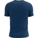 Trail Racing - SS T-shirt - Blauw - Slim-fit - Heren