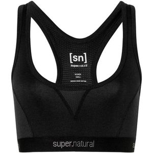 Super.natural W Tundra220 Semplice Bra Sportbeha voor dames, Jet Black, XS EU