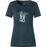 Super.natural Flower Boots T-shirt Met Korte Mouwen