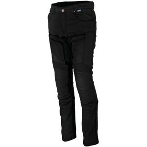 GMS Viper - Motorjeans - Stretch - CORDURA® Voering - Zwart