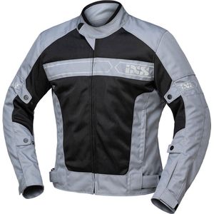 IXS - Evo-Air - Textiele Motorjas - Grijs Zwart