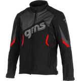 Arrow softshell jas - zwart-rood