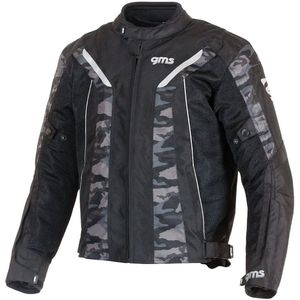 gms - Ventura - Motorjas - Zwart Camouflage - Textiel - Waterproof