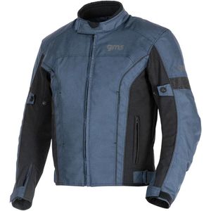gms - Lagos - Waterdichte Textiele Motorjas - Blauw Zwart
