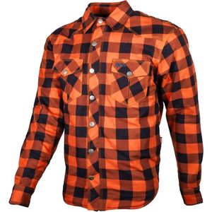 GMS-Moto Jaguar, shirt/textiel jasje, zwart/oranje, XL