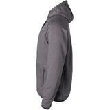 GMS - Aras Hoodie - Zwart - Katoen - Met Rits
