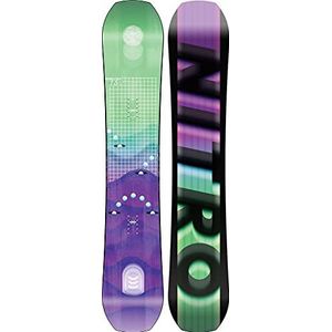 Nitro T3 BRD '22 Snowboard, uniseks, volwassenen, meerkleurig, 158 cm