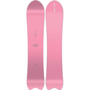 Nitro Snowboards Dinghy Pink BRD '23 Powderboard, Compact Wide Tapered Directional, True Camber, All Terrain, Wide, voor grote voeten